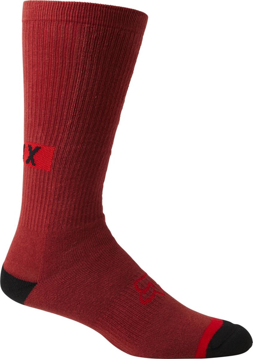 10 Defend Crew Sock -Rd Cly-