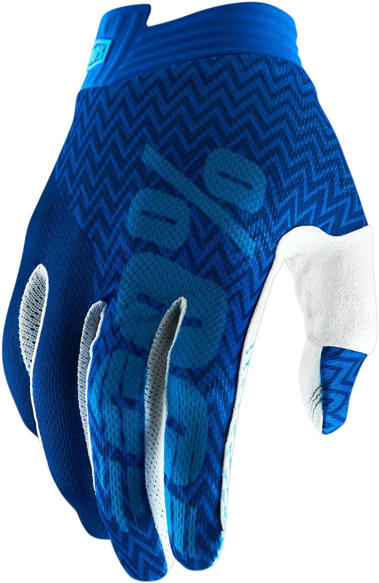 100- Handschuhe Itrack Blau Grösse M