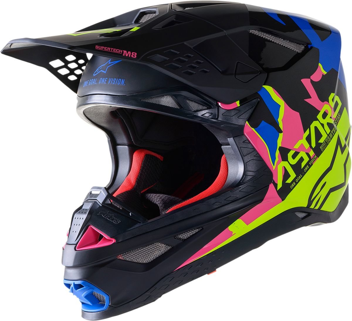 Alpinestars HELMET SM8 ECHO BK-B-Y-P L