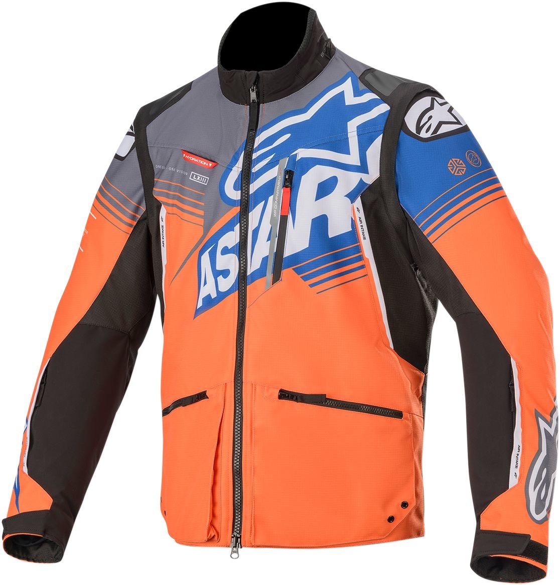 Alpinestars Jacke Venture Orange-Grey-Blue Grsse XL