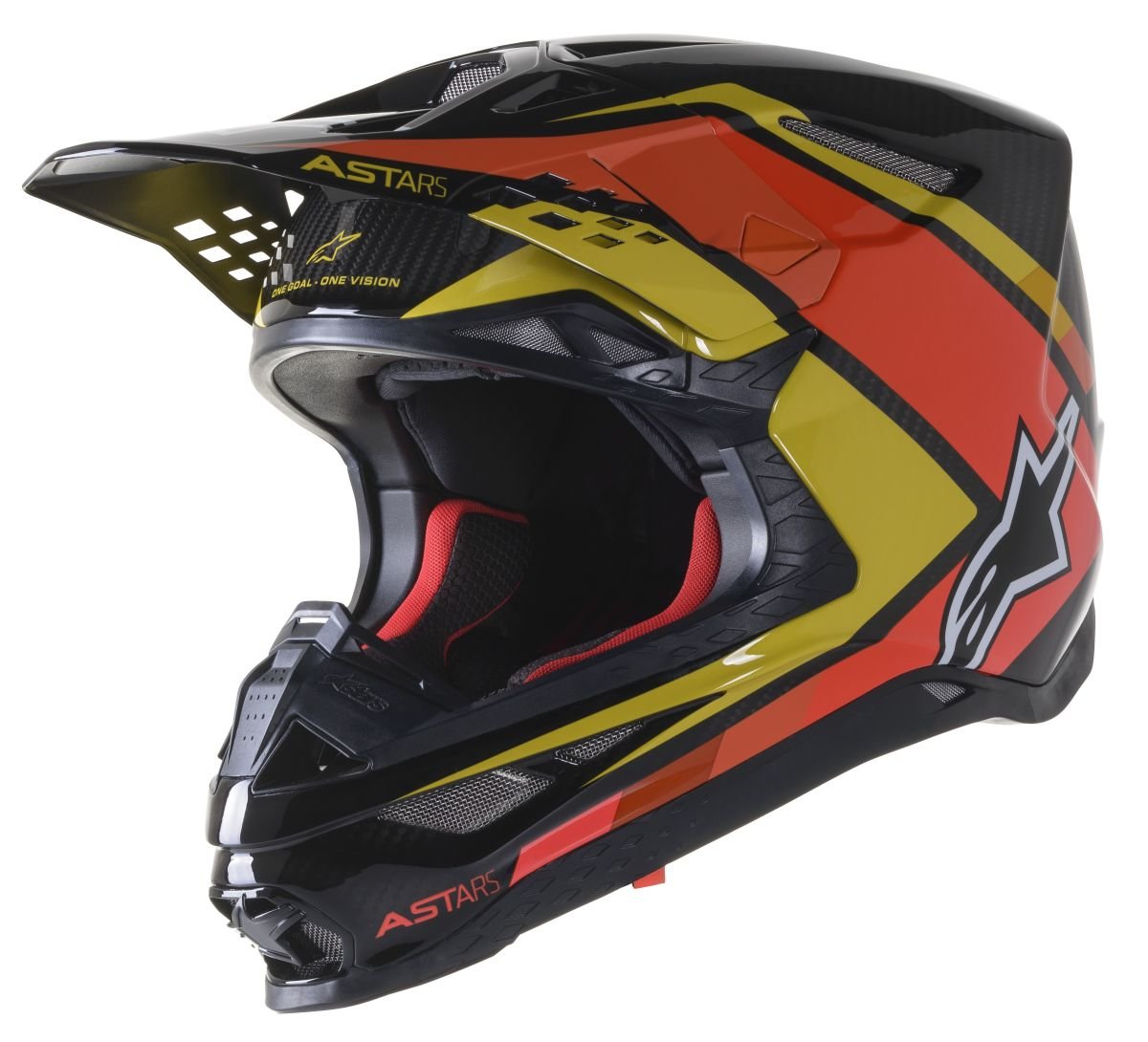 ALPINESTARS(MX) HELM SM10 CARB BK-YL-O S unter Alpinestars