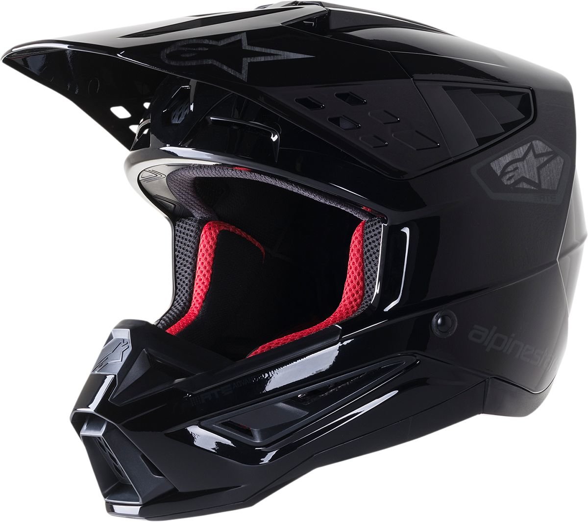 ALPINESTARS(MX) HELM SM5 SCOUT BLK-SILV S