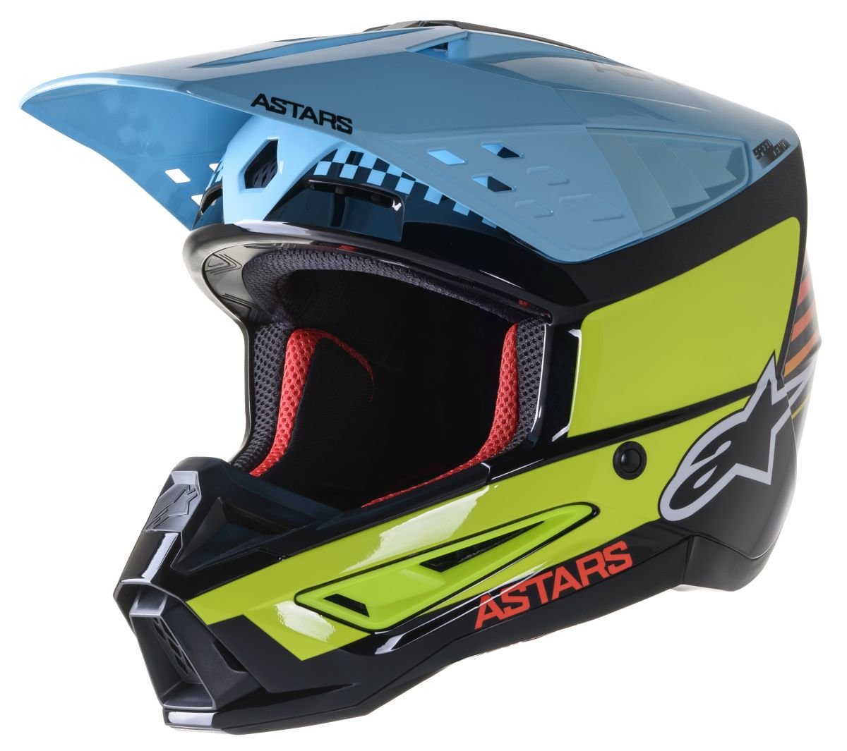 ALPINESTARS(MX) HELM SM5 SPEED BK-YL-B L