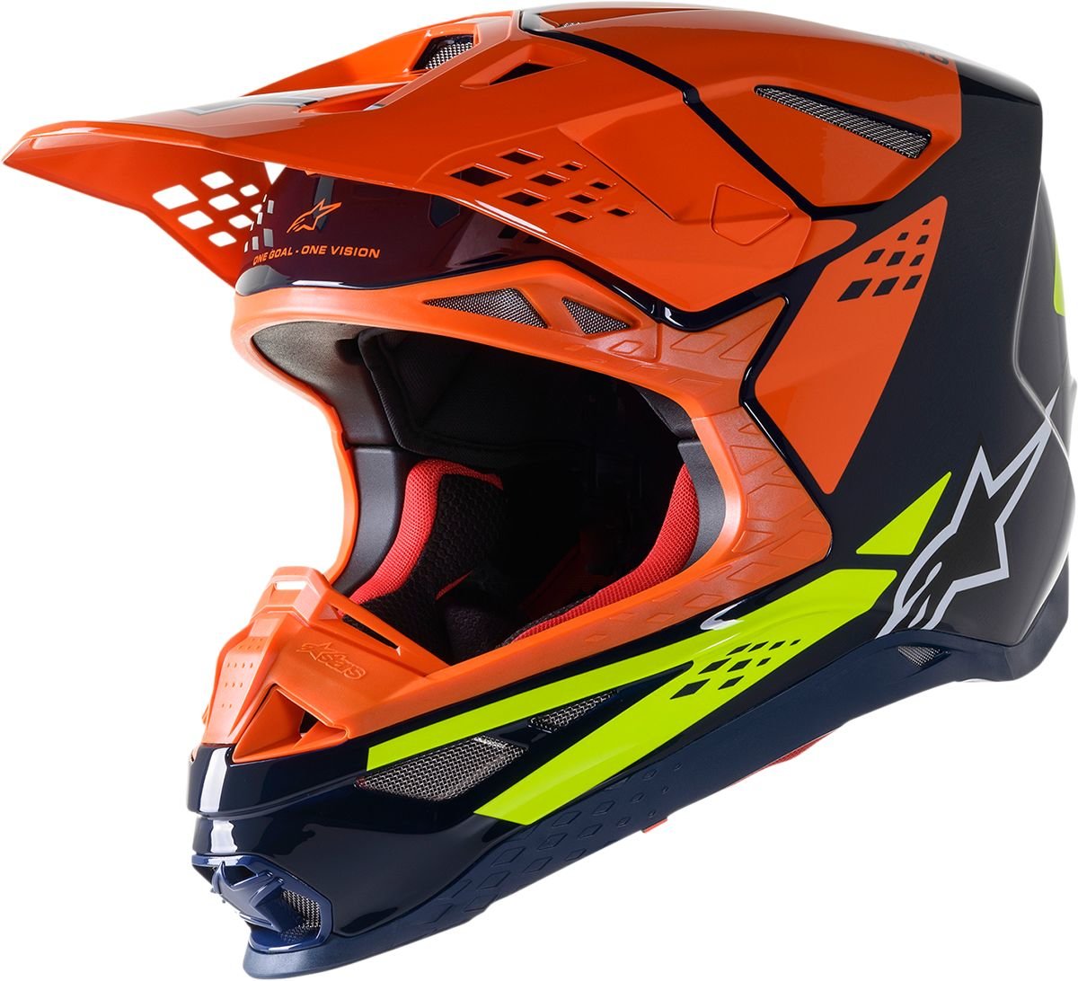 ALPINESTARS(MX) HELM SM8 FACT BL-OR-YL L