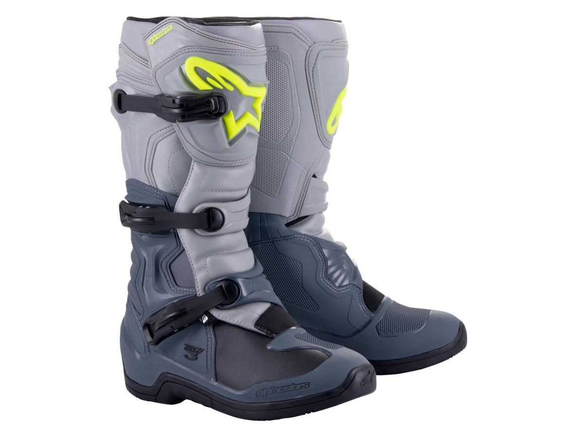 Alpinestars Stiefel Tech3 Gray-Gray