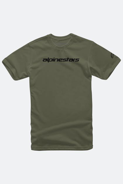 Alpinestars T-Shirt Line-Word Grn-Blk