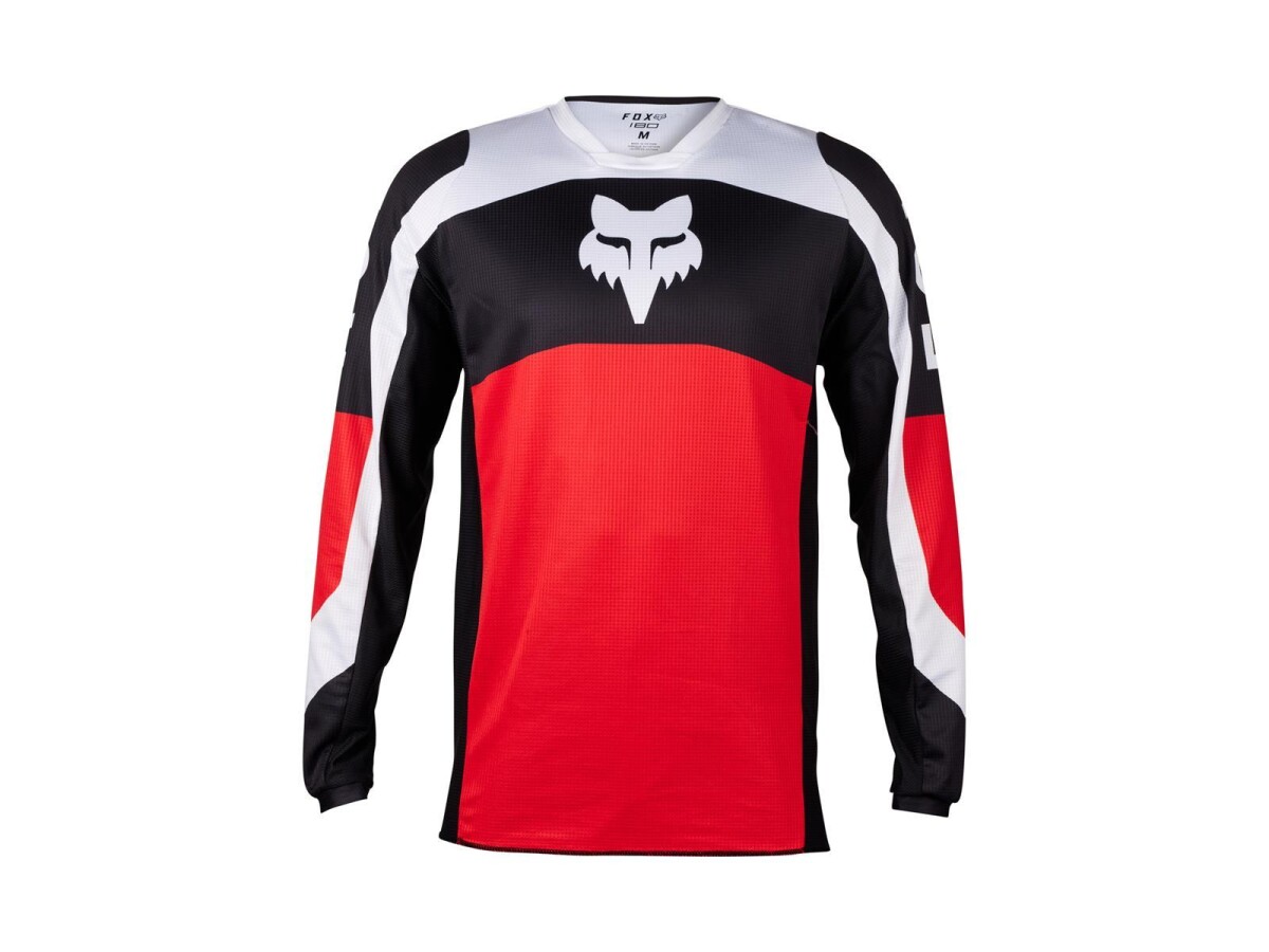 Fox 180 Nitro Jersey - Extd Sizes Flo Red