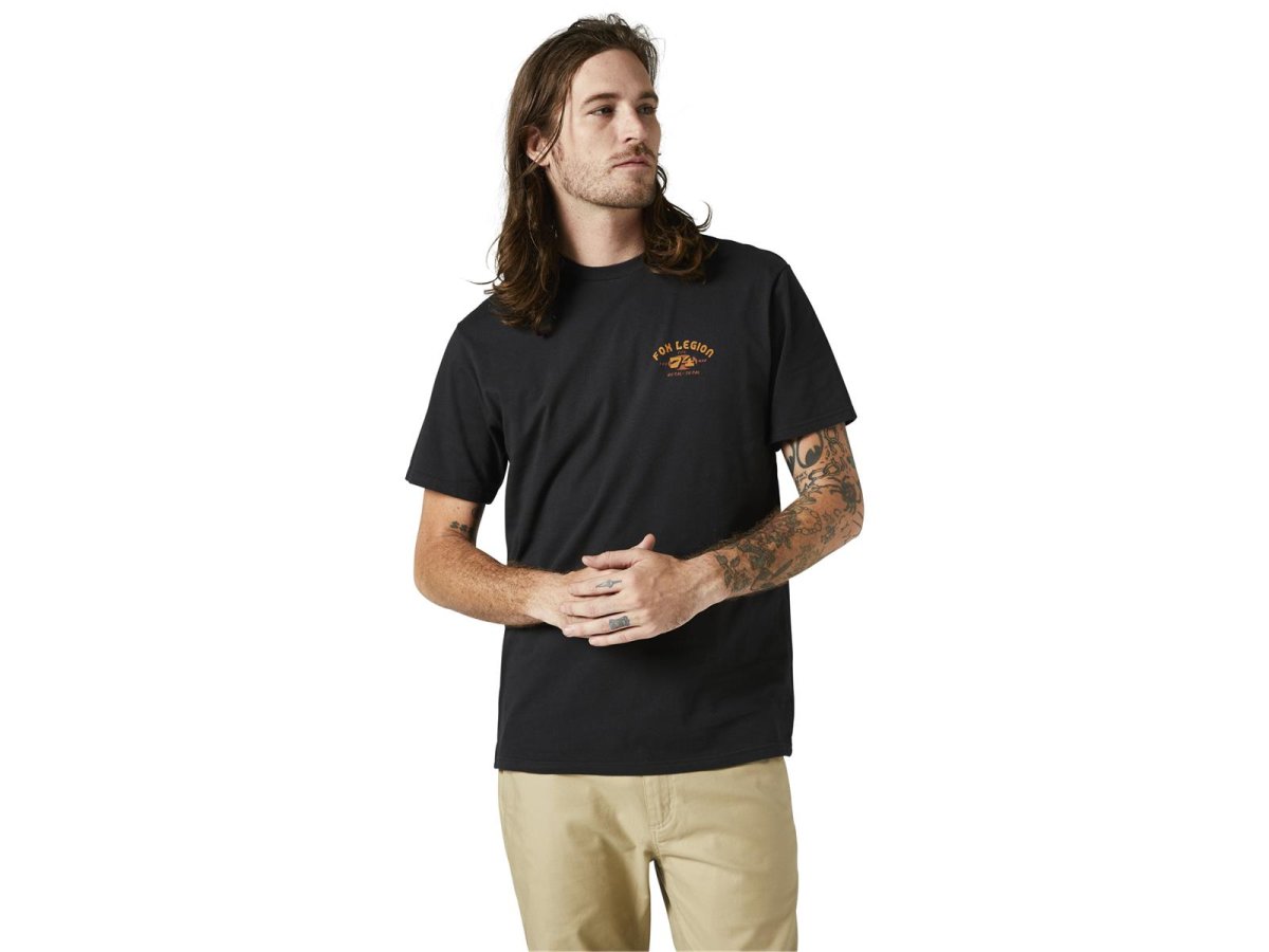 Fox At Bay Ss Premium T-Shirt -Blk-