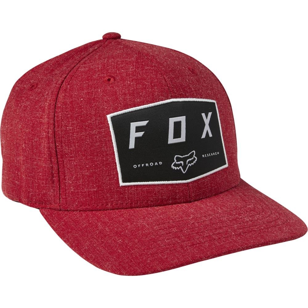 Fox Badge Flexfit Cap -Chili-