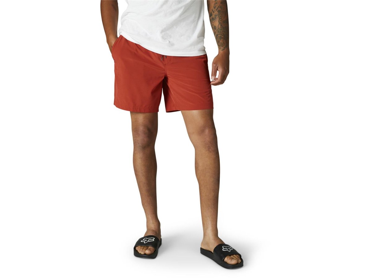 Fox Beaten Path Volley Shorts -Rd Cly-