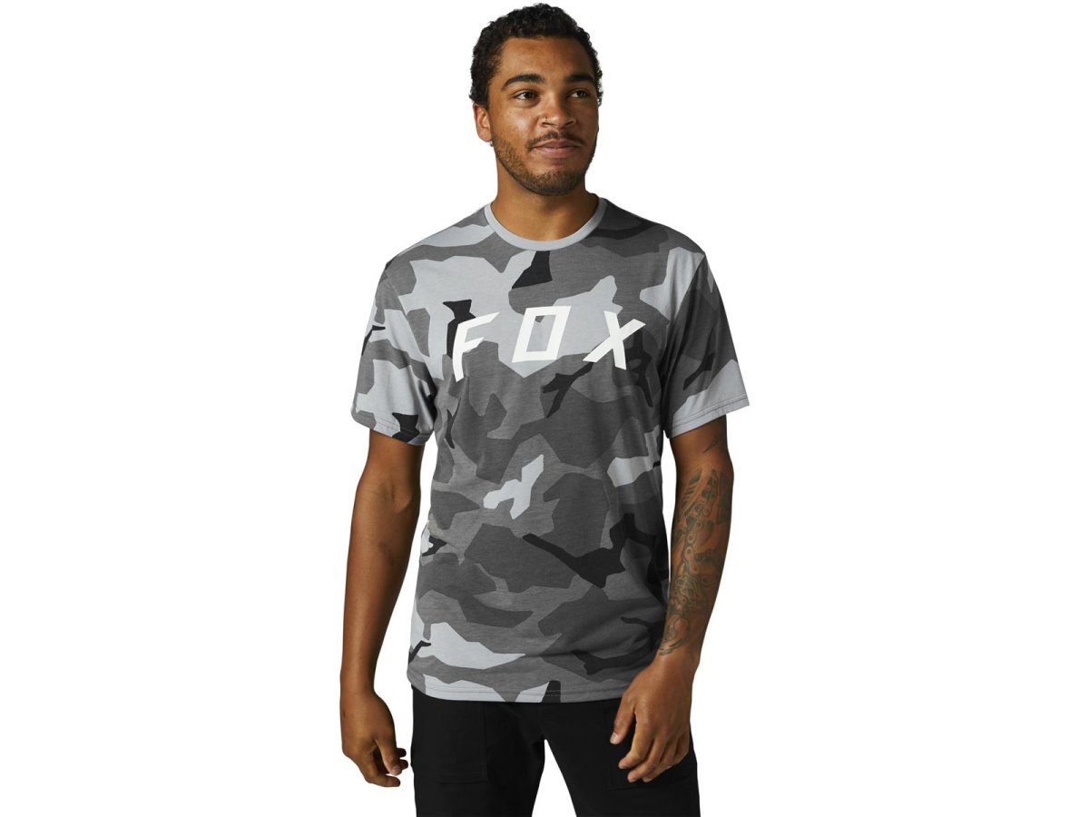 Fox Bnkr Ss Tech T-Shirt -Blk Cam-