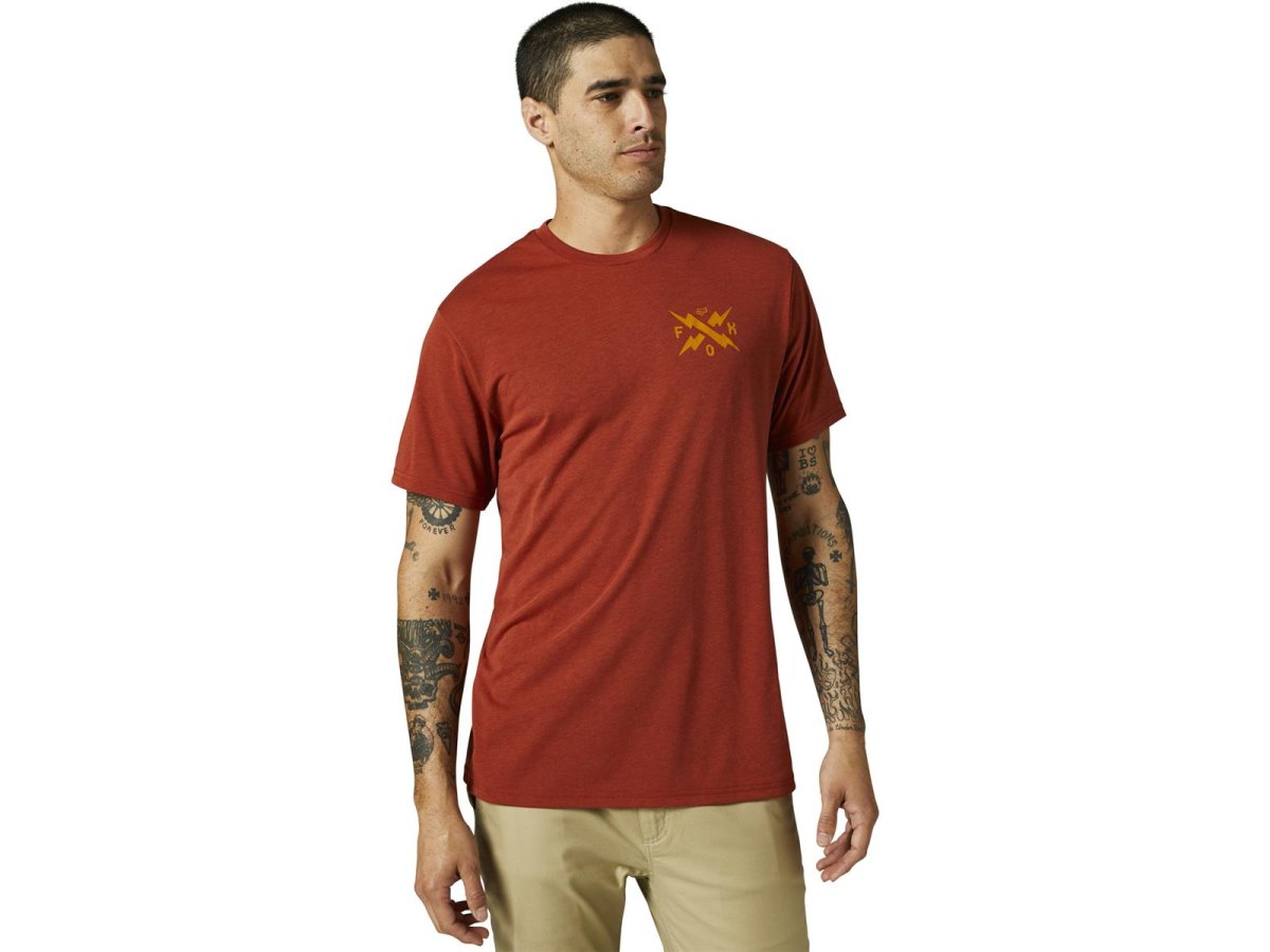 Fox Calibrated Ss Tech T-Shirt -Rd Cly-