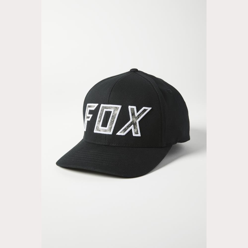 Fox Down N Dirty Flexfit Cap -Blk-Wht-