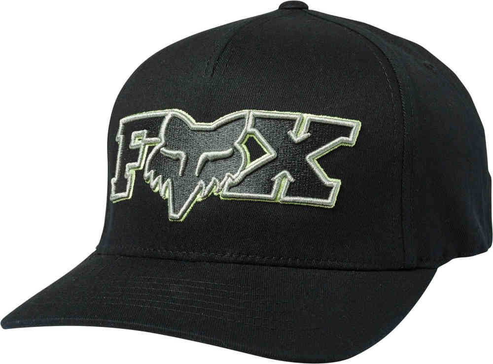 Fox Ellipsoid Flexfit Cap -Blk-Wht-