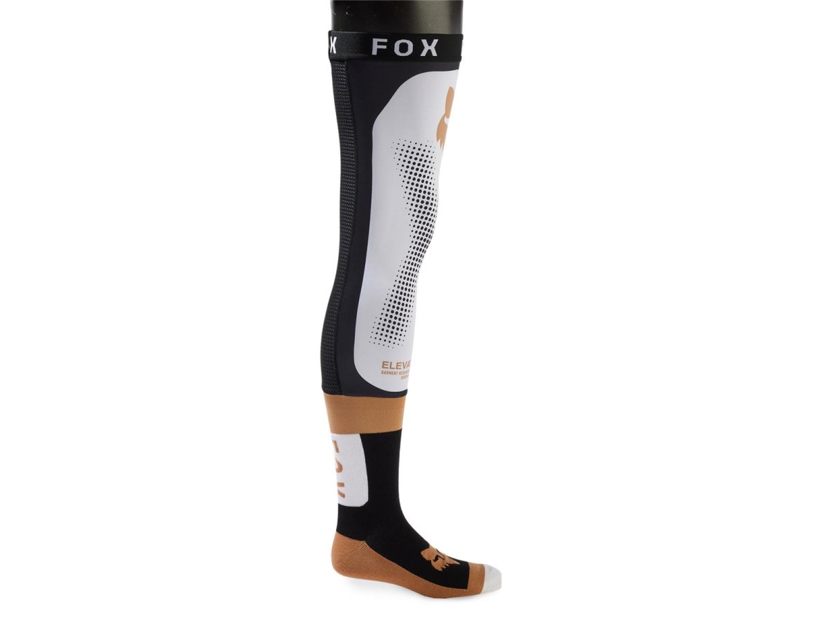 Fox Flexair Knee Brace Sock -Blk-Wht-