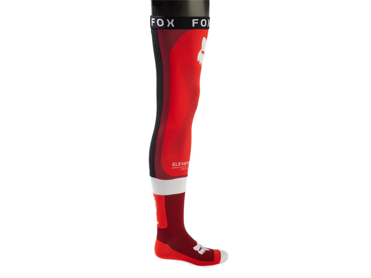 Fox Flexair Knee Brace Sock -Flo Red-