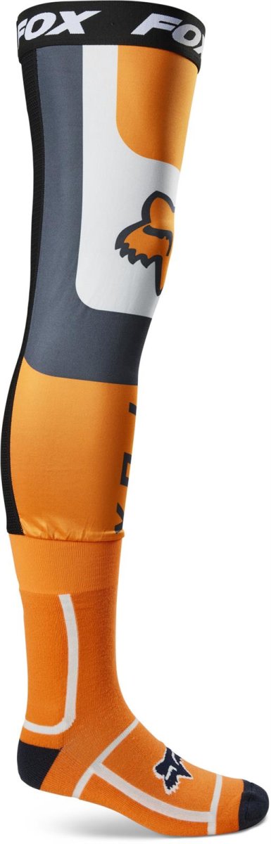 Fox Flexair Knee Brace Socken Fluorescent Orange