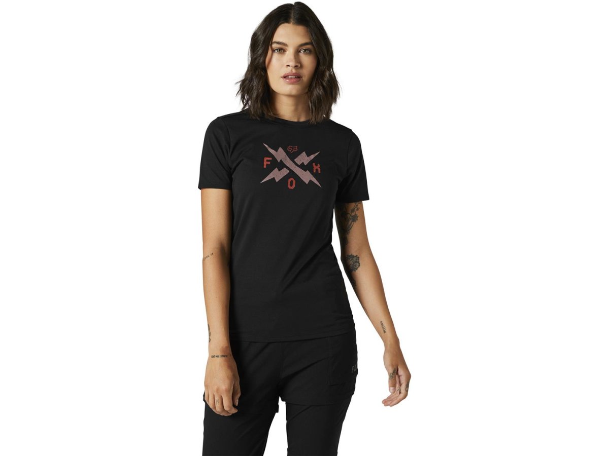 Fox Frauen Calibrated Ss Tech T-Shirt -Blk-