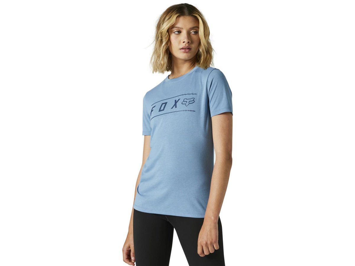 Fox Frauen Pinnacle Ss Tech T-Shirt -Dst Blu-