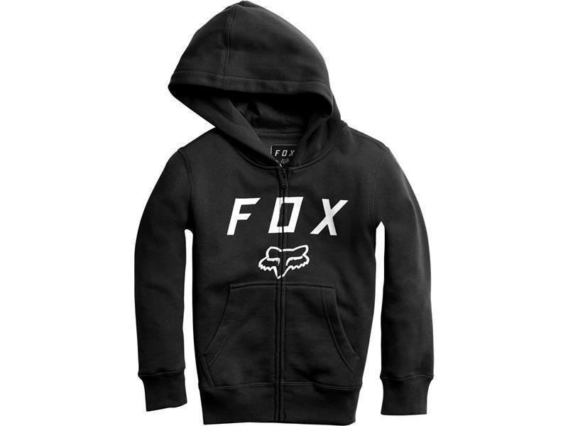 Fox Hoodies- Pullover Kinder Legacy Moth Zip -Blk- Grsse YS