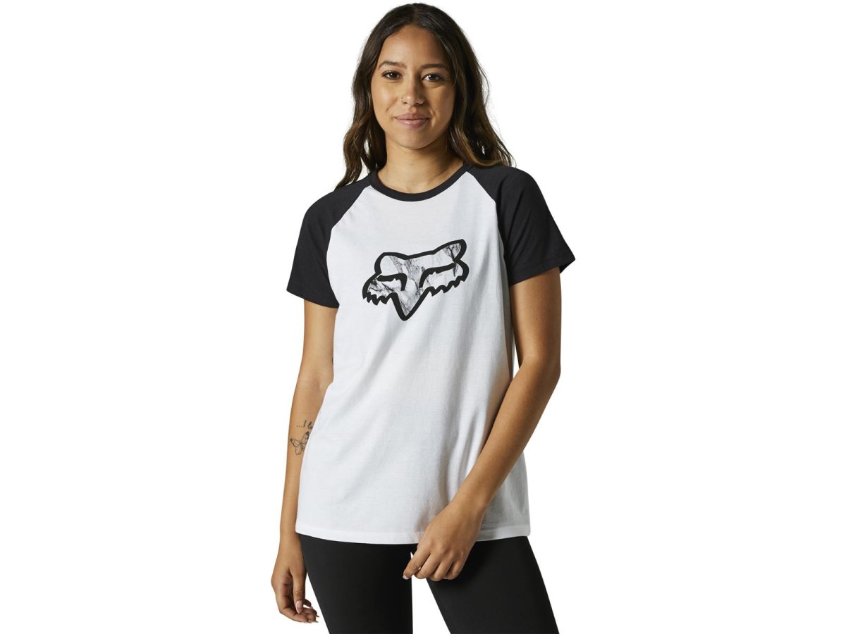 Fox Karrera Ss Raglan T-Shirt -Wht-