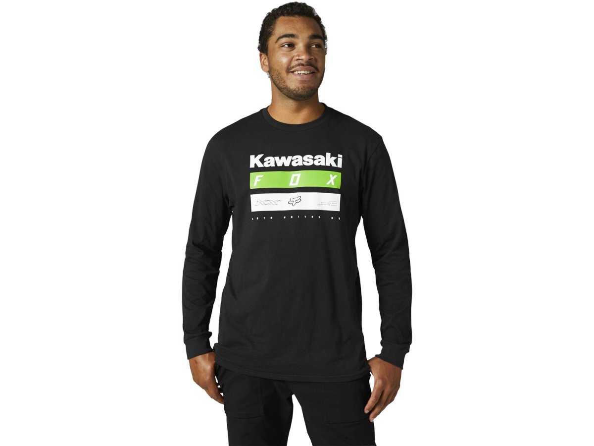 Fox Kawi Stripes Ls Premium T-Shirt -Blk-