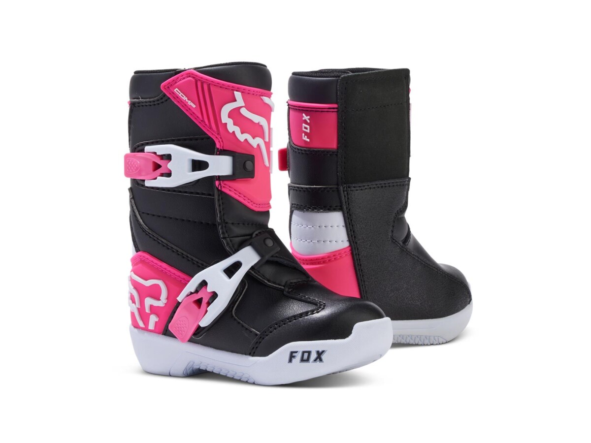 Fox Kids Comp Stiefel -Blk-Pnk-