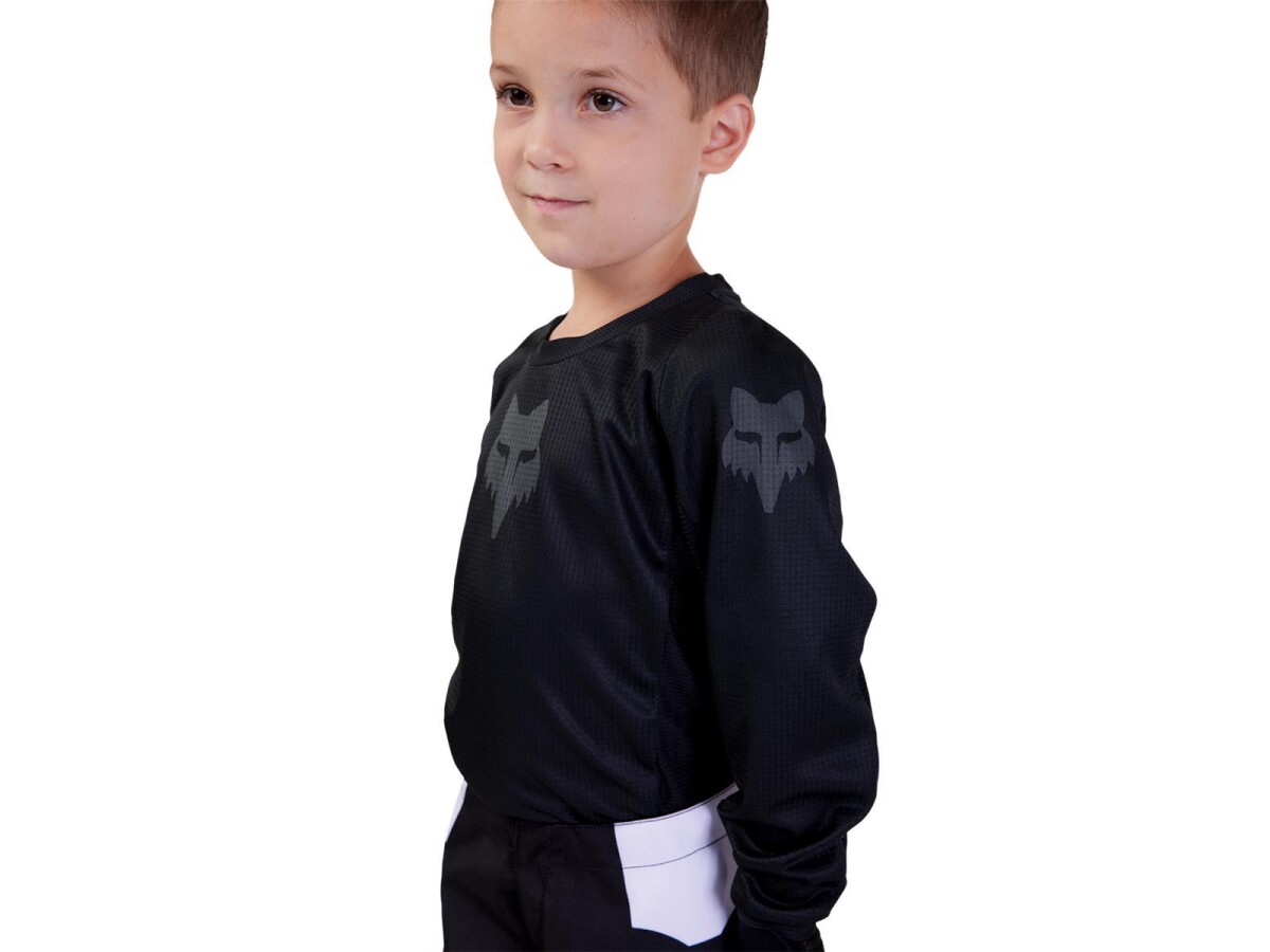 Fox Kinder Blackout Jersey Blk-Blk