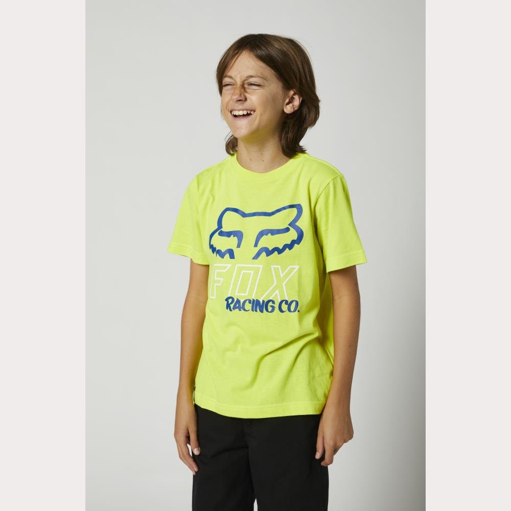 Fox Kinder Hightail Ss T-Shirt -Flo Ylw-