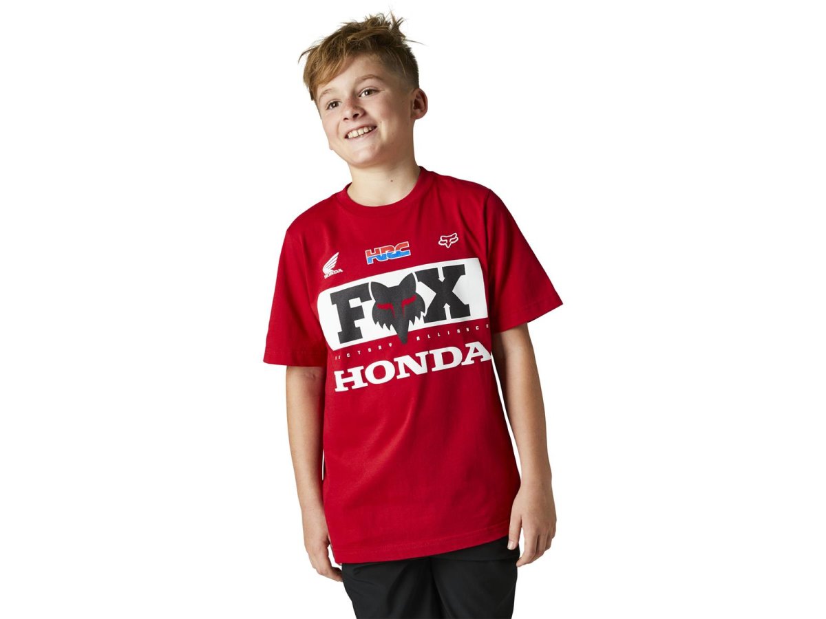 Fox Kinder Honda Ss T-Shirt -Flm Rd- unter Fox