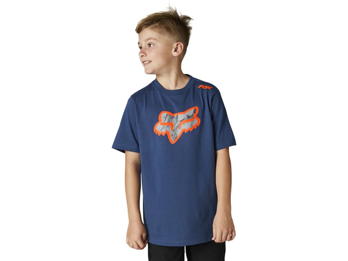 Fox Kinder Karrera Head Ss T-Shirt -Drk Indo-