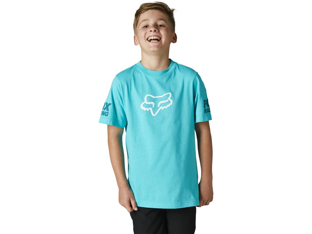 Fox Kinder Karrera Ss T-Shirt -Teal-