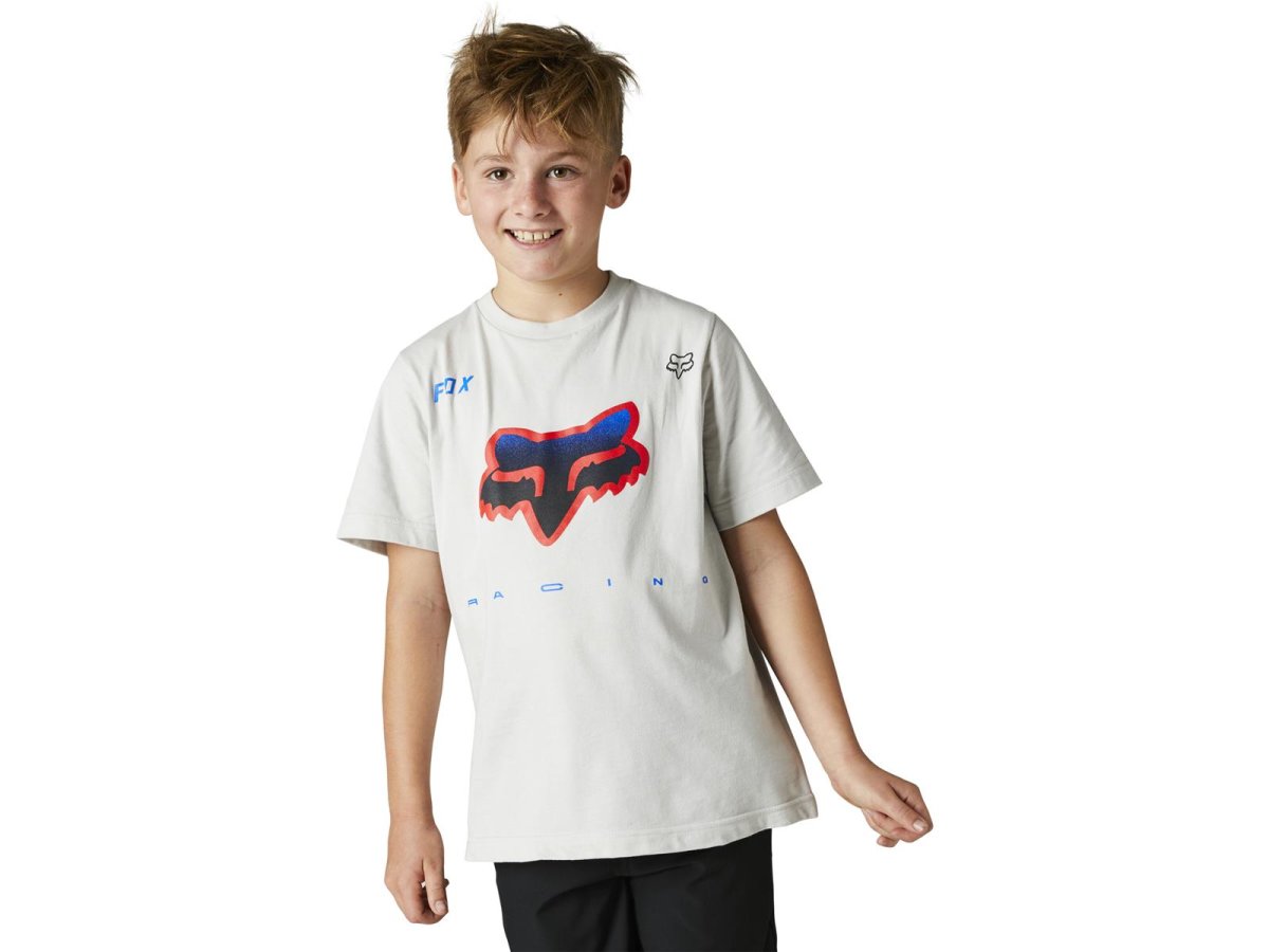 Fox Kinder Rkane Head Ss T-Shirt -Lt Gry-