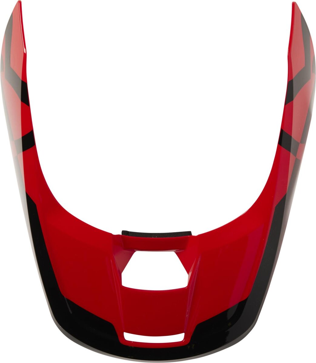 Fox Kinder V1 Helm Visier - Lux -Flo Red-