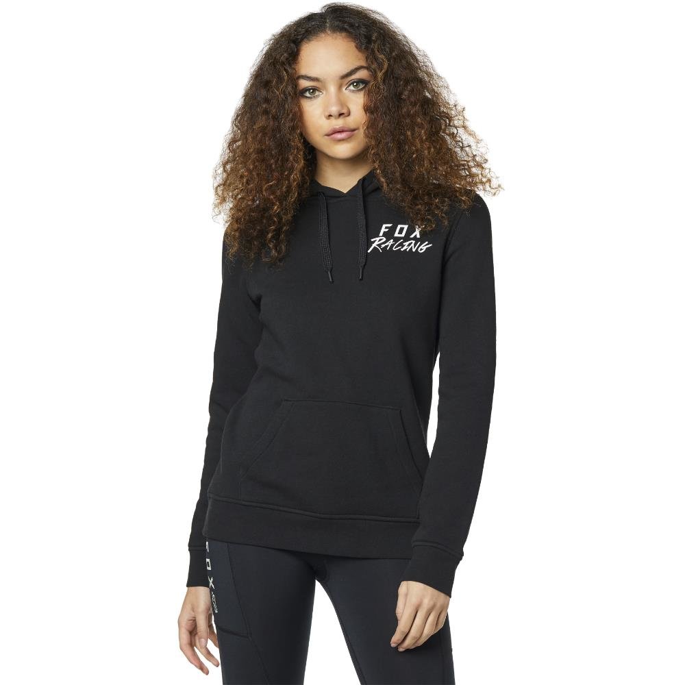 Fox Lapped Pullover Fleece -Blk-