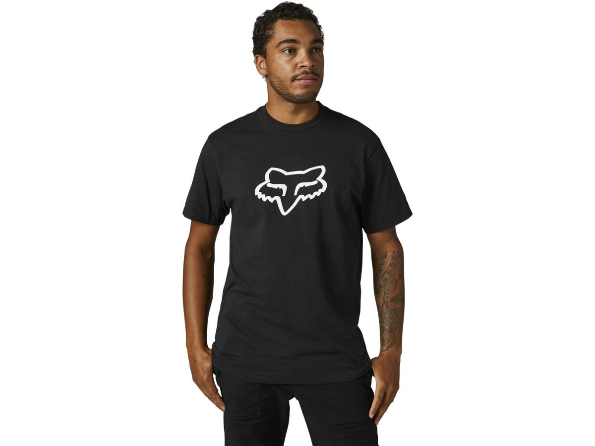 Fox Legacy Fox Head Ss T-Shirt -Blk-Wht-