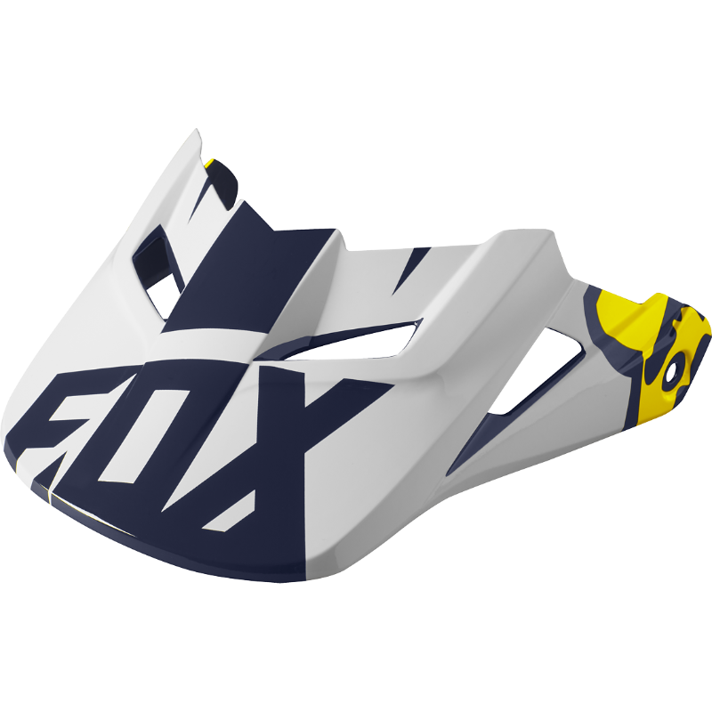 Fox Mx16 V1 Helm Visier-Race Se -Wht-Ylw-
