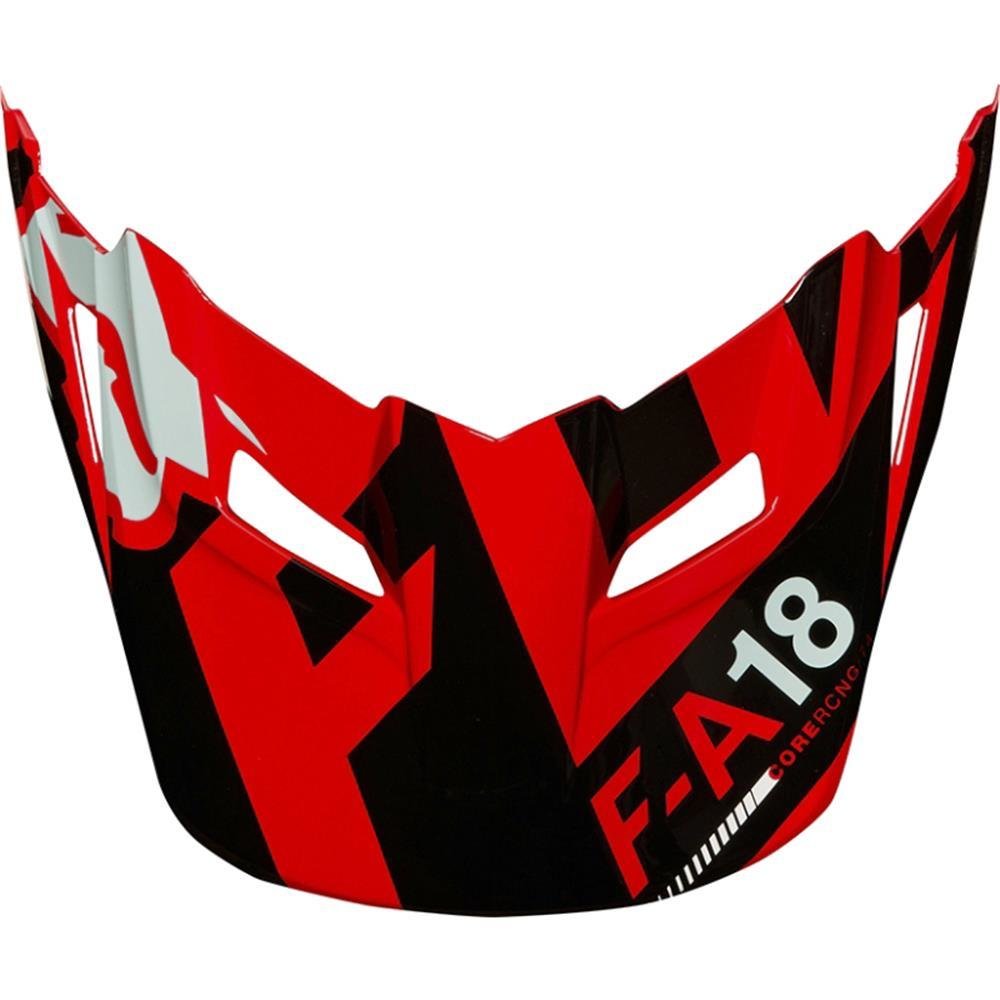 Fox Mx18 Yth V1 Helm Visor - Sayak -Rd-