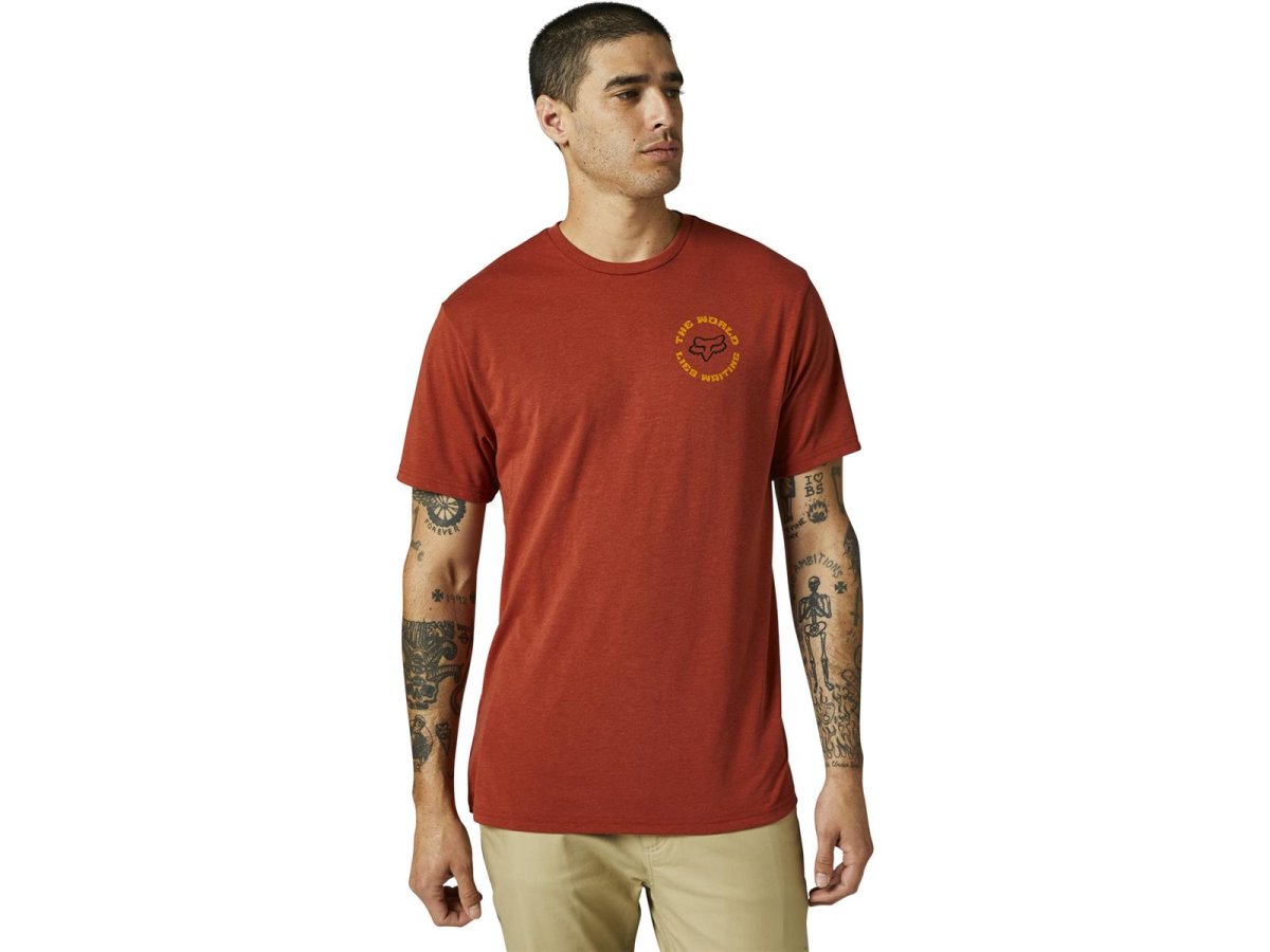 Fox Pre Cog Ss Tech T-Shirt -Rd Cly-