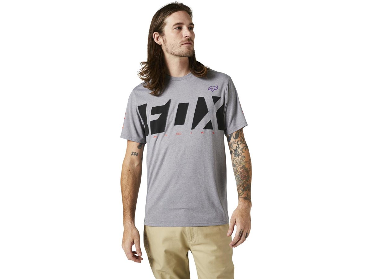 Fox Rkane Ss Tech T-Shirt -Htr Graph-