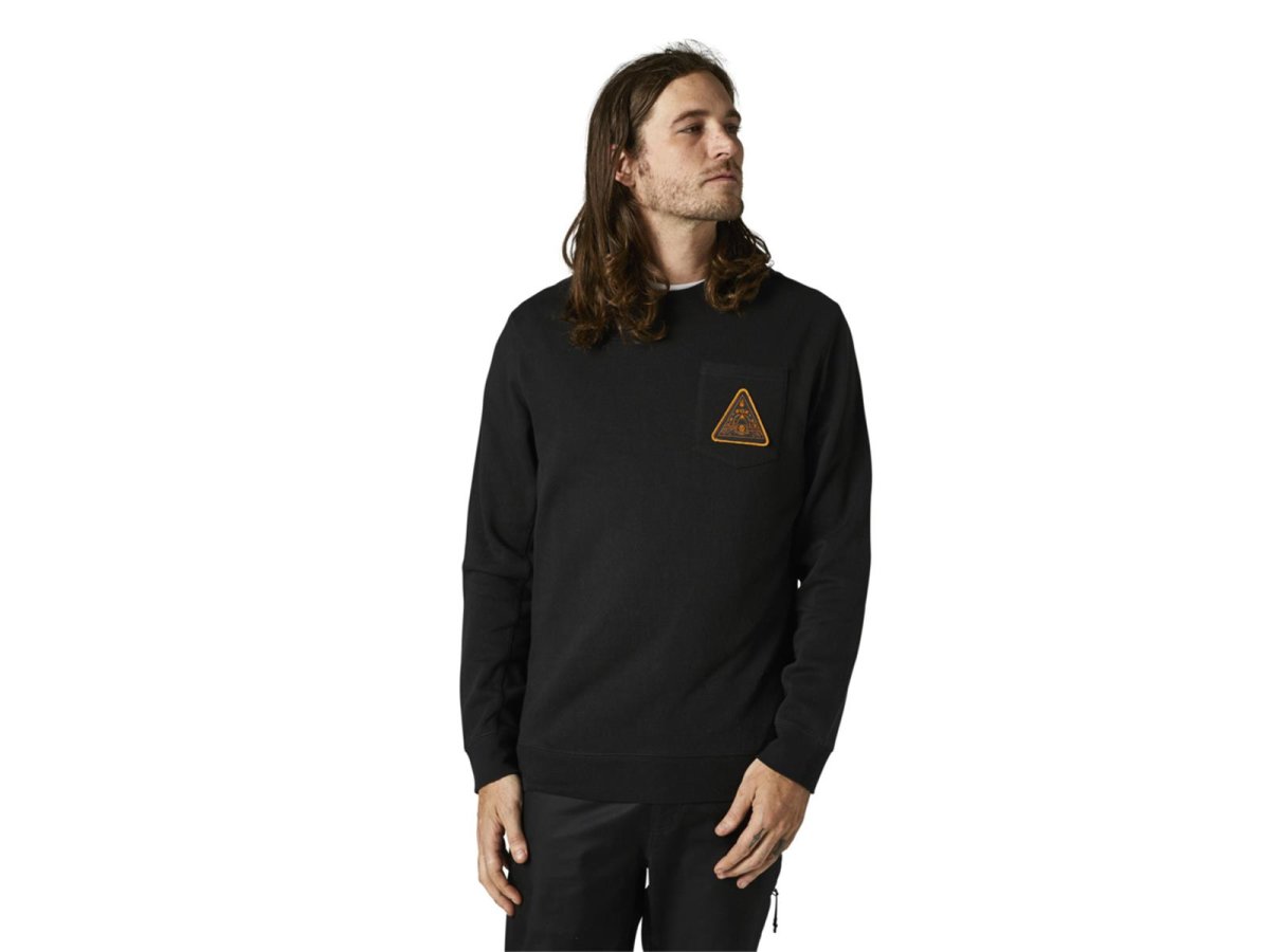 Fox Shinbone Crew Fleece -Blk-