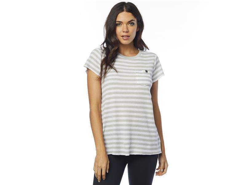 Fox Top Striped Out Ss Crew S