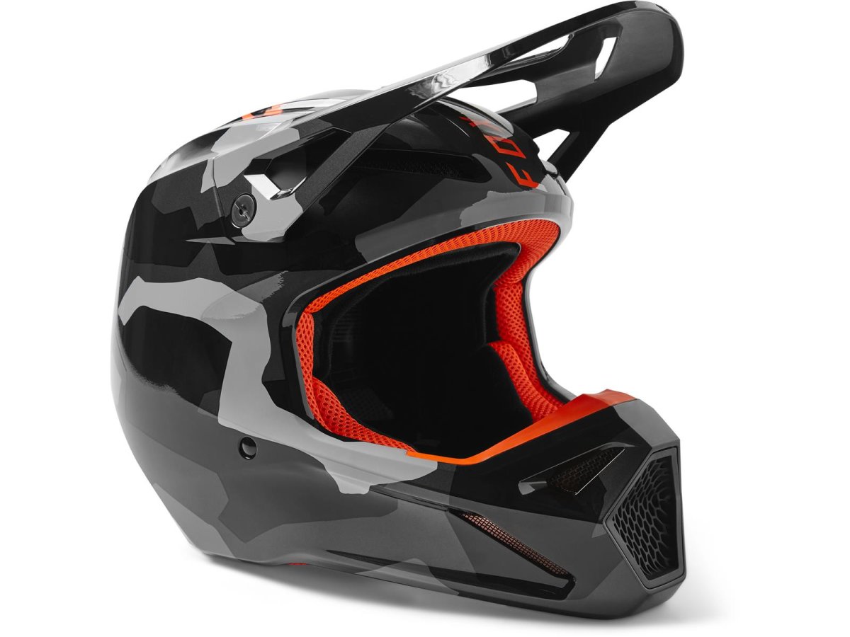 Fox V1 Bnkr Helm Dot-Ece Grey Camo