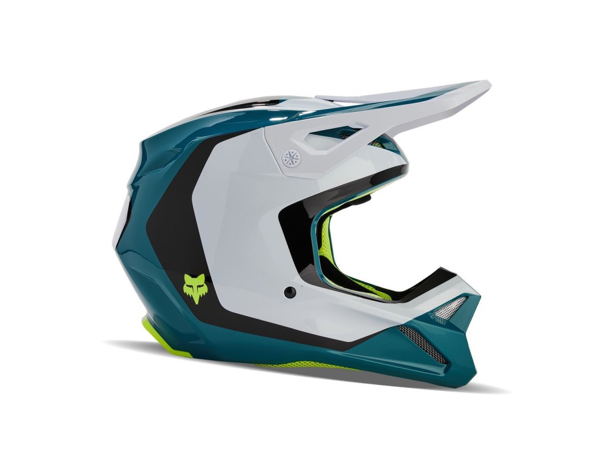Fox V1 Nitro Helm M Blu
