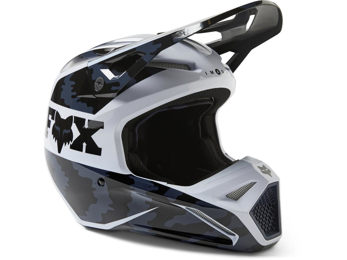 Fox V1 Nuklr Helm Dot-Ece Black
