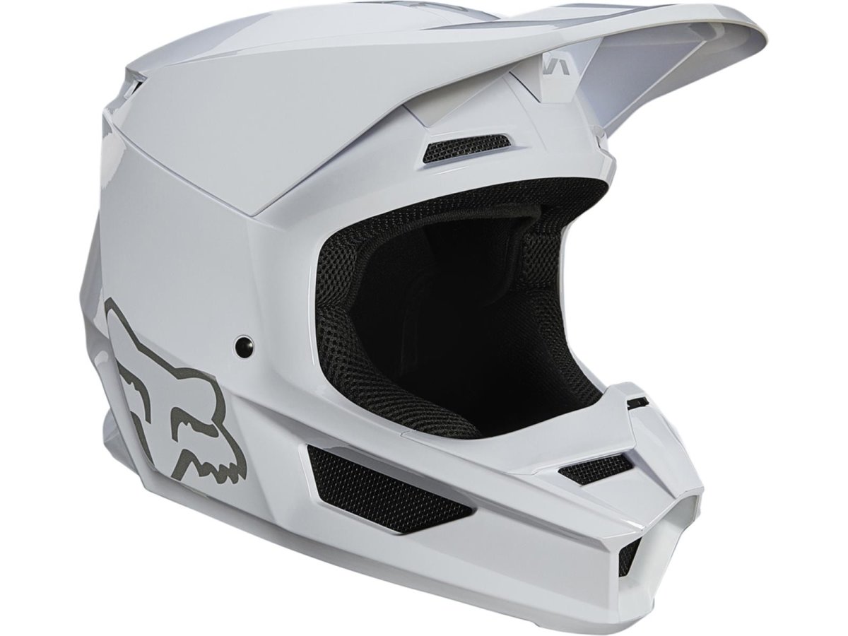 Fox V1 Plaic Helm Ece -Wht-
