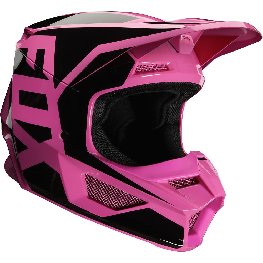 Fox V1 Prix Helm Kinder - ECE pink