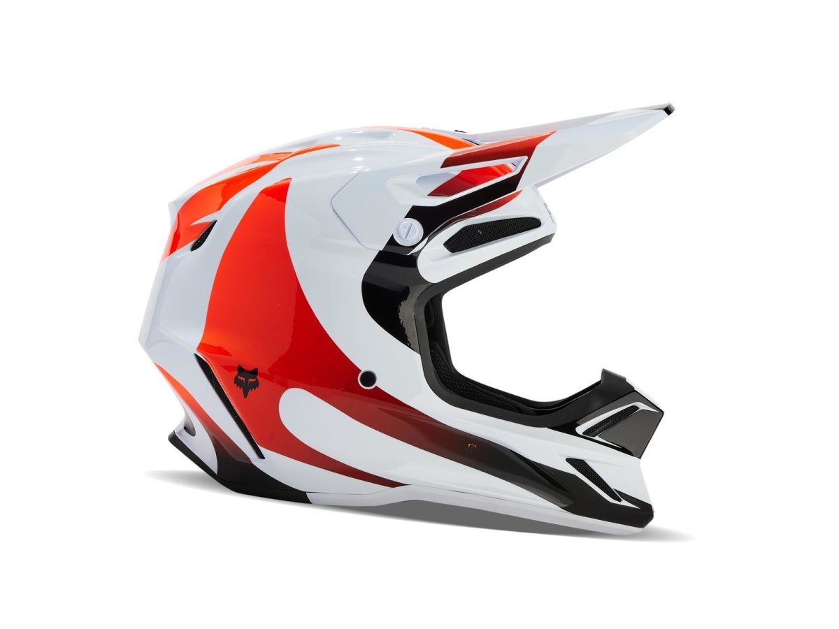 Fox V3 Magnetic Helm Wht