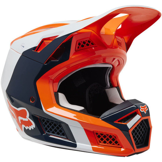 Fox V3 Rs Efekt Helm Ece Fluorescent Orange