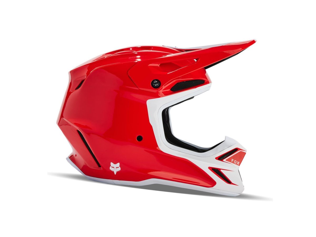 Fox V3 Rs Optical Helm Flo Red